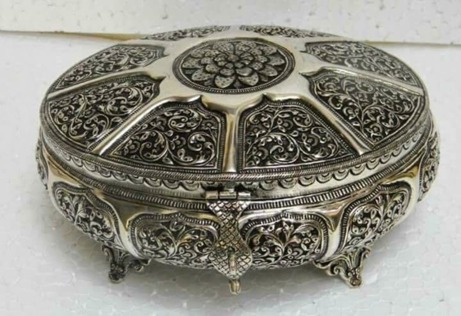 Ornate Silver Boxes
